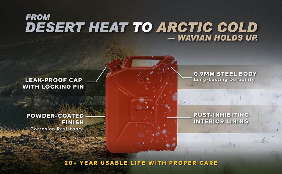Wavian USA 20L NATO Jerry Can