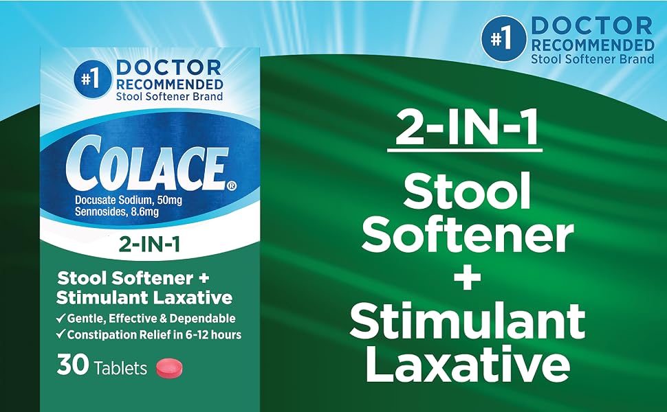 Stool Softener &amp; Stimulant Laxative 2 in 1