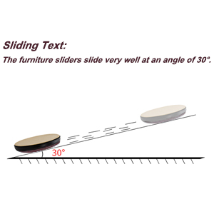 Stick Teflon Furniture Sliders