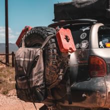 RotopaX Mounted on Spare Tire