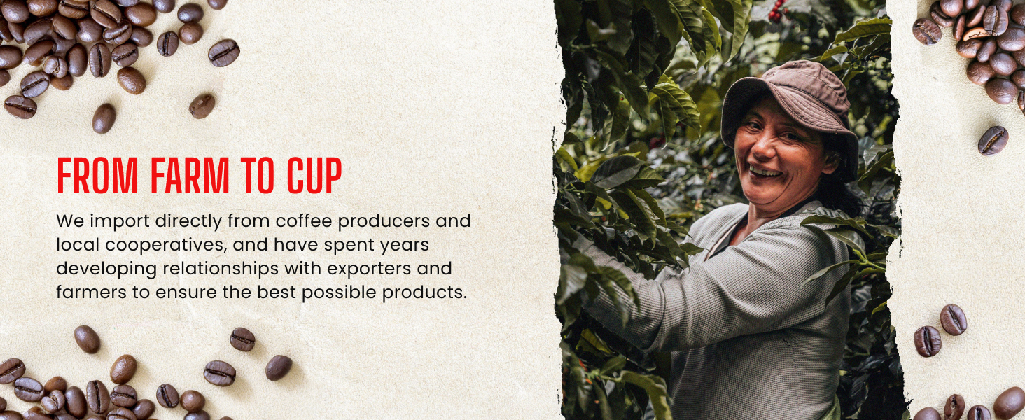 Sumatra Gayo Coffee Woman smiling, smelling a cup of coffee in her home
