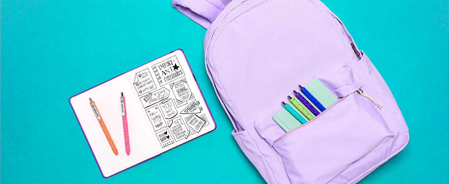 Paper Mate Pens with bookbag