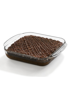 Libbey Baker's Basics Square Glass Casserole Baking Dish, 8-inch by 8-inch