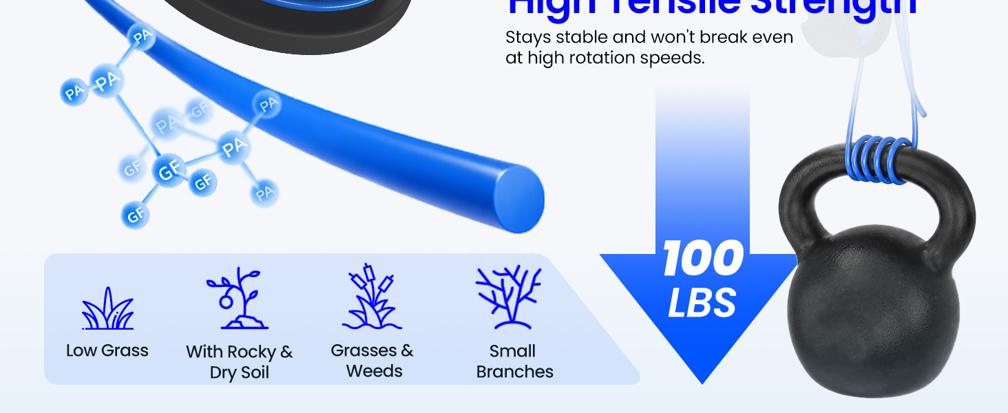 weed wacker string