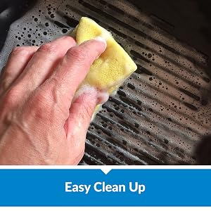 easy clean up for powerxl air fryer grill