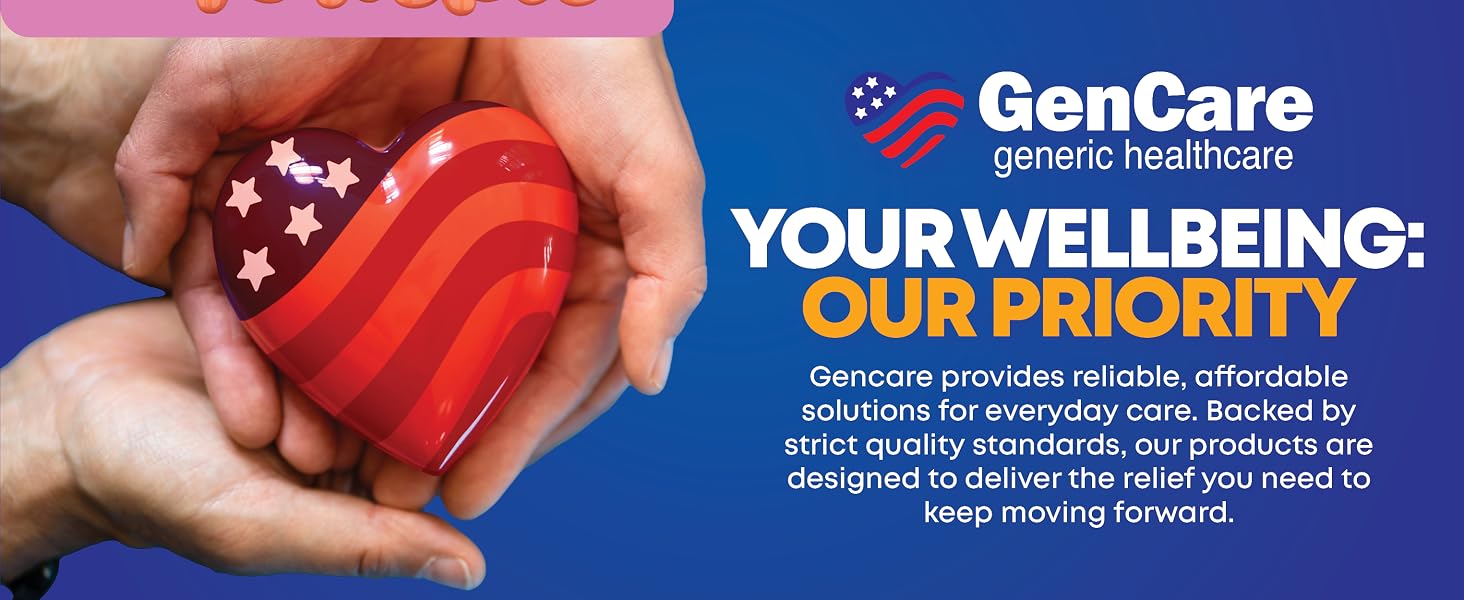 GenCare UltraStrength Simethicone Gas Relief 180mg affordable solutions everyday, quality standards
