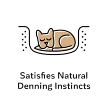 Satisfies natural denning instincts