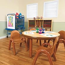 Shelving units and storage; storage shelves, classroom furniture, classroom decor, preschool table