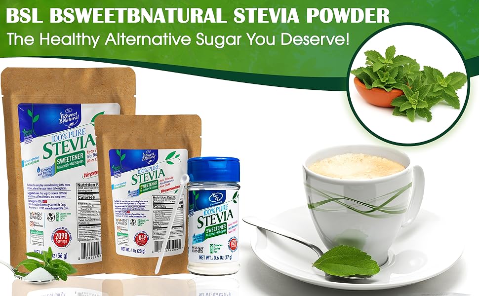 natural stevia sweeteners for coffee