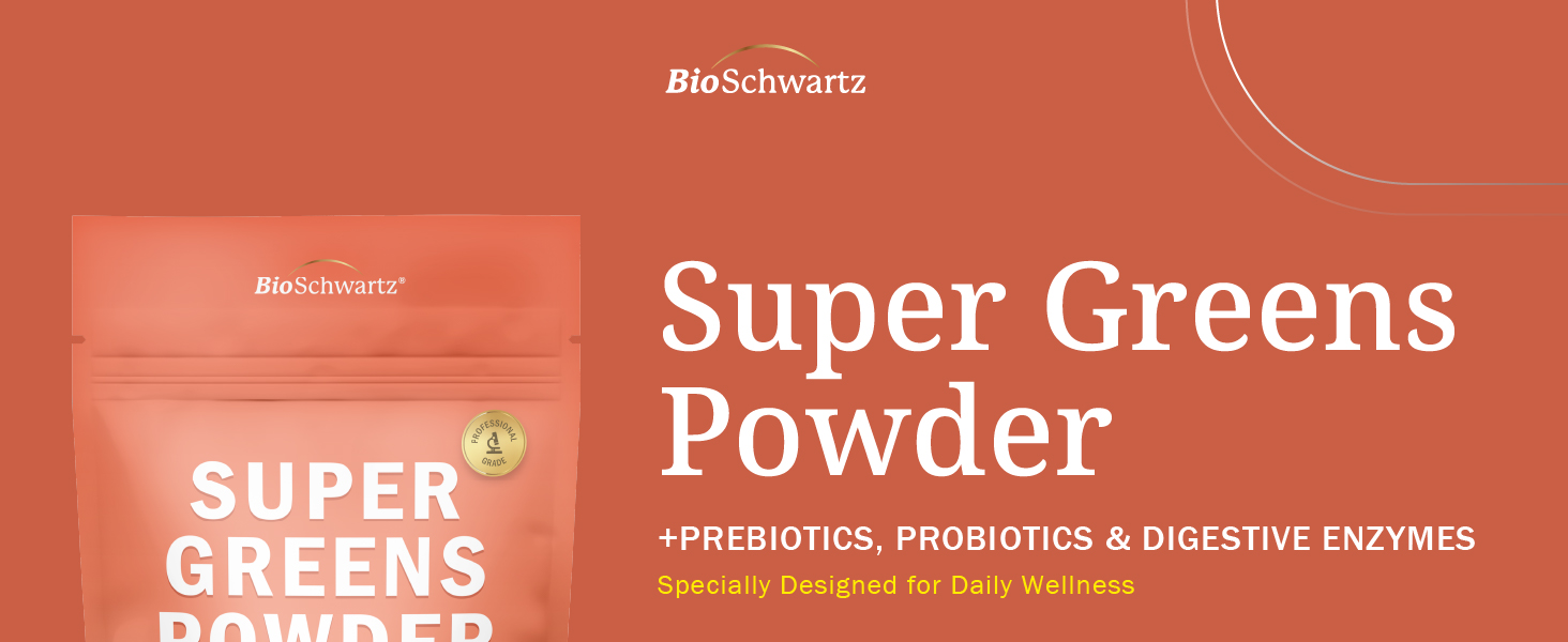 super greens superfood powder for women and men