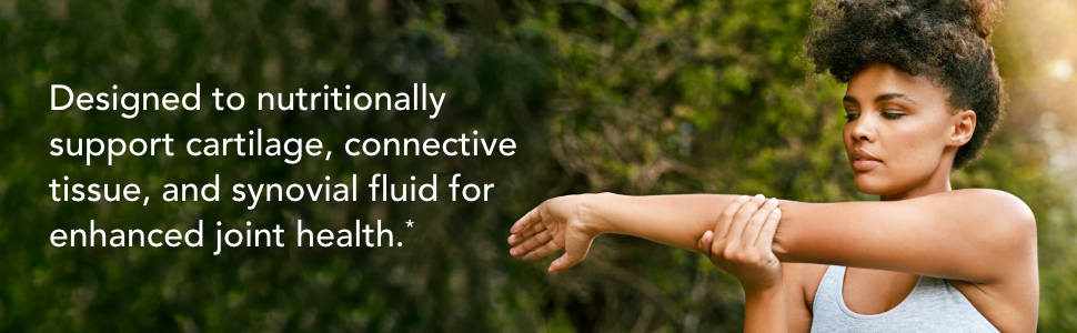 Support cartilage, connective tissue, and synovial fluid for enhanced joint health