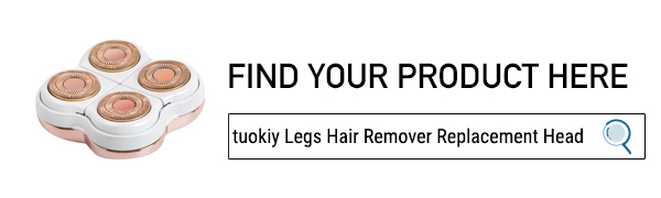 tuokiy Legs Hair Remover Replacement Head