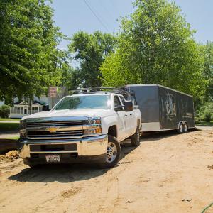 Enclosed Trailer Construction Towing CURT Ball Mounts