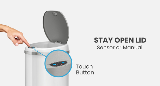 Stay Open Lid