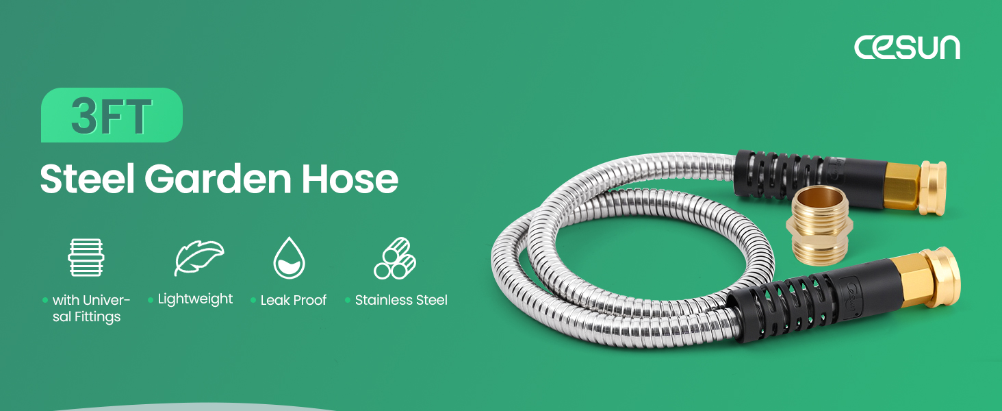 short garden hose 3ft