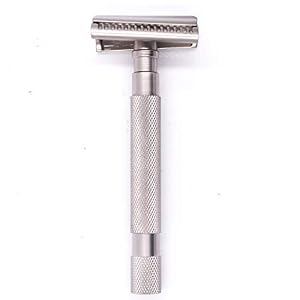 Parker Semi-Slant Safety Razor Satin Chrome Finish
