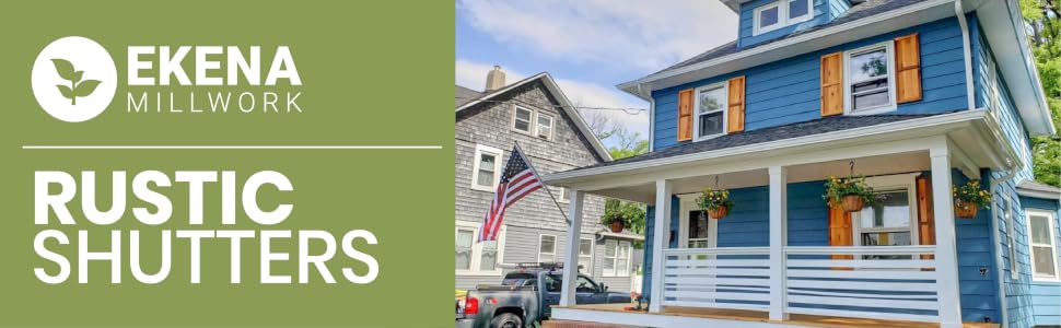 Shutters - Rustic Header