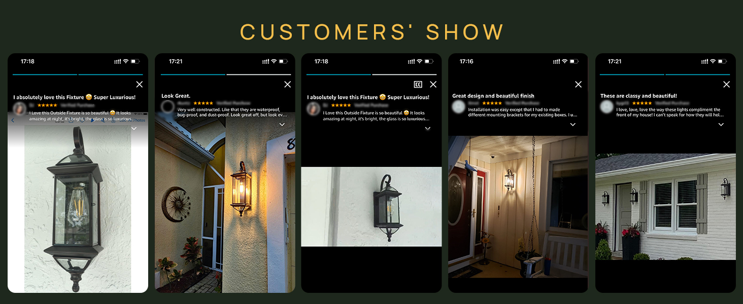 exterior light fixtures