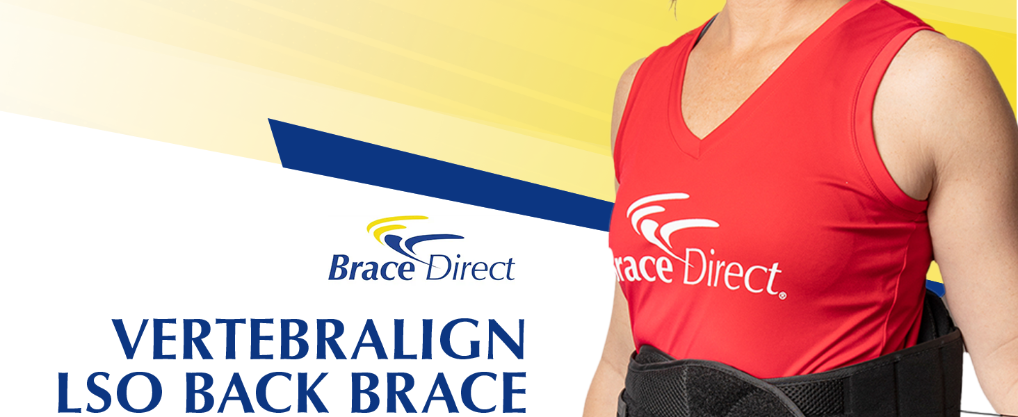 lumbar back brace adjustable compression pulley system lower support breathable lso decompression