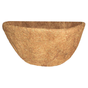 coco fiber planter liner inch moss 24 14 seed oval deck 16 30 cradle iron coir wall for with box