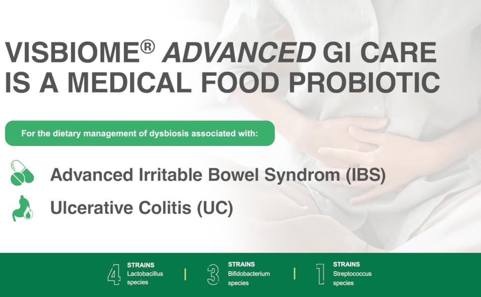Visbiome GI Care is a medical food probiotic.