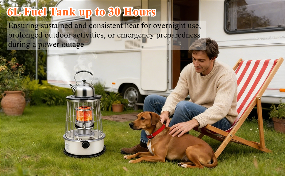 Indoor Kerosene Heater, 12000BTU Portable Kerosene Heater