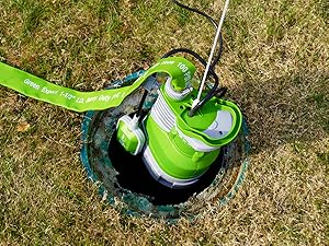 Top discharge design allows it to pump much more water directly and easily discharging