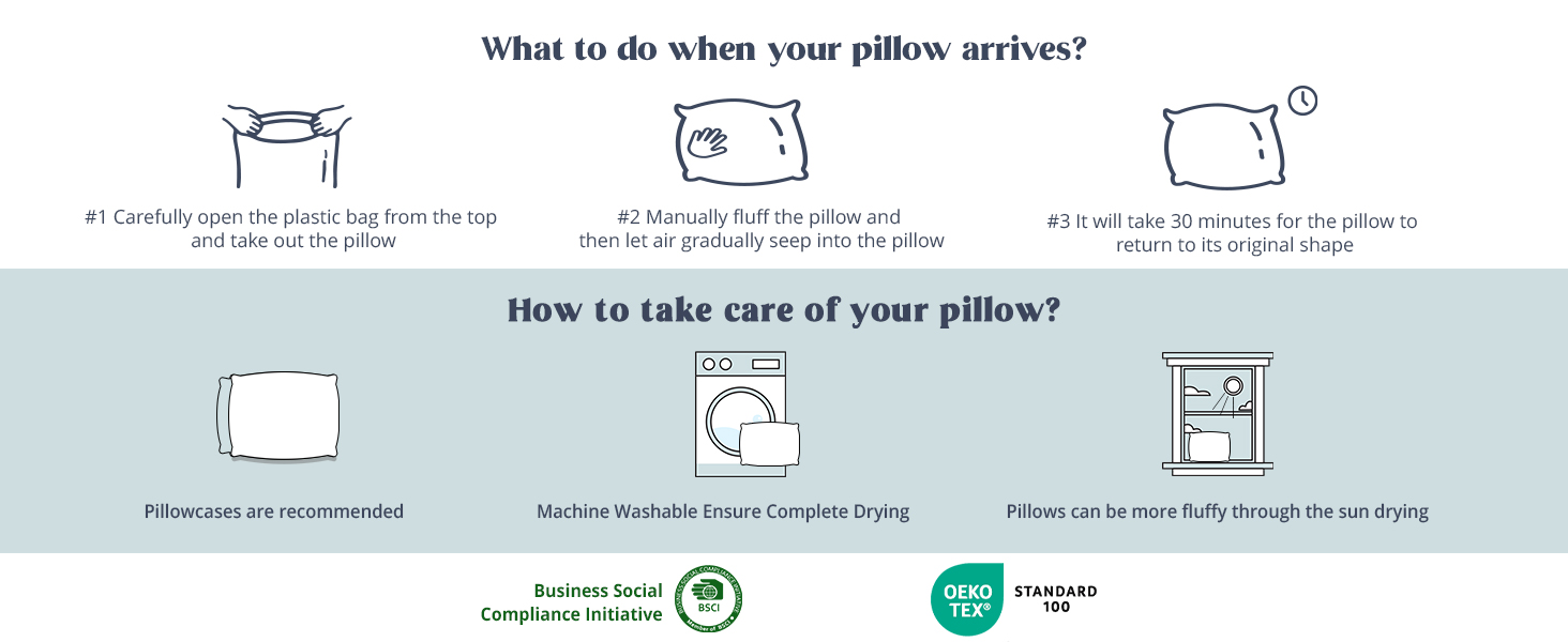 down queen pillows