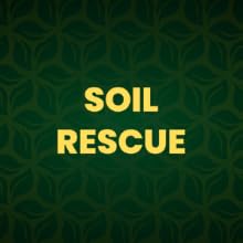 earthshine biochar blend can be used to top dress for soil rescue