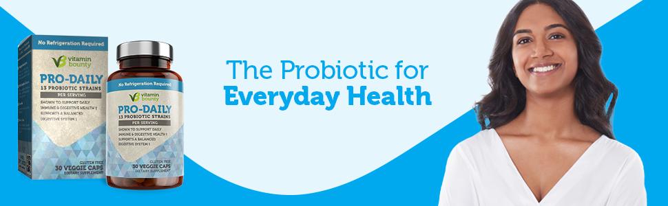 vitamin bounty pro-daily probiotic, the probiotic for everyday health