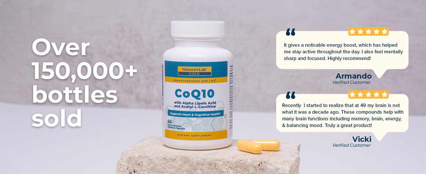 CoQ10 Alpha Lipoic Acid, Acetyl L-Carnitine Supplement