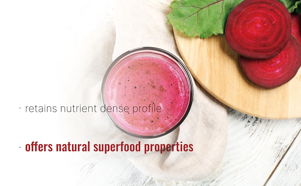 Beet root juice powder