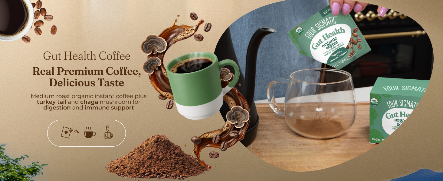 Gut health instant coffee