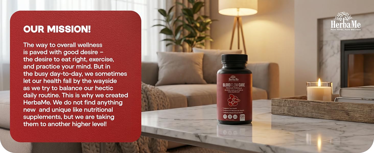 Circulation support formula with Niacin, Ginger, Horse Chestnut for leg vein health support