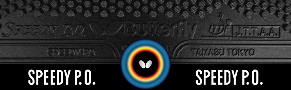 Butterfly Speedy P.O. short pips rubber sheet