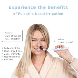SinuPulse Elite, Sinus Rinse, Nasal irrigation, Sinus Irrigation, Neti pot, nasal wash, saline rinse