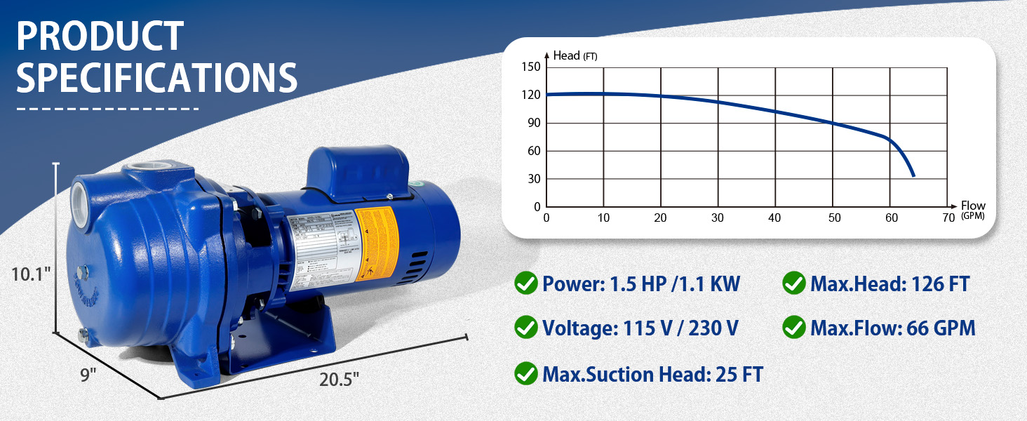 Centrifugal Pump Shallow Well Jet Pump