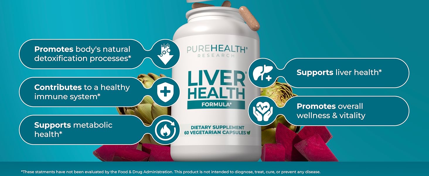 Liver detox supplements supporting energy levels and optimal liver health