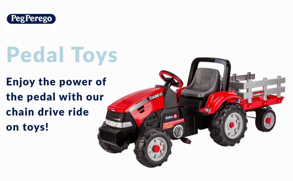 pegperego pedal toys case ih