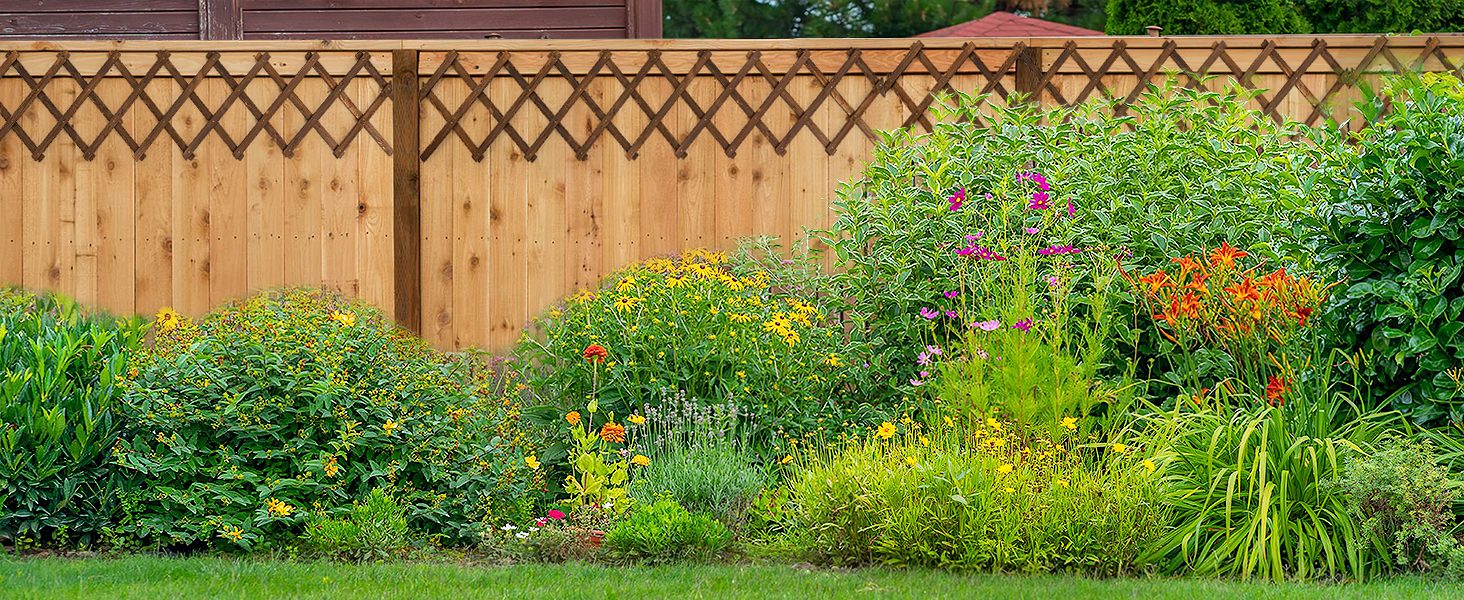 Wooden Lattice Wall Planter