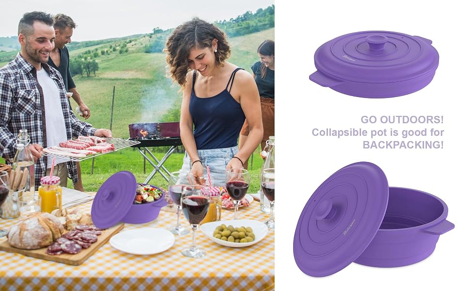 food bakerpan silicone healthy food cooking steam steamer kitchen pot