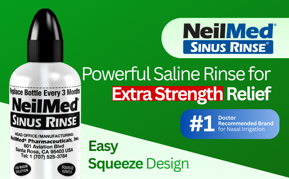 NeilMed Sinus Rinse, Preservative-free natural sinus relief