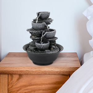 indoor rock waterfall