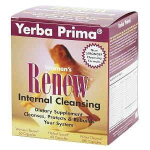 yerba prima renew womens health internal cleansing dietary supplement cleansing protects