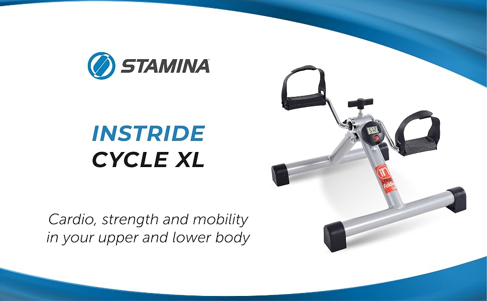 Stamina, Pedal Exerciser, Fitness Bike, Foldable Exercise Bike, Home Workout