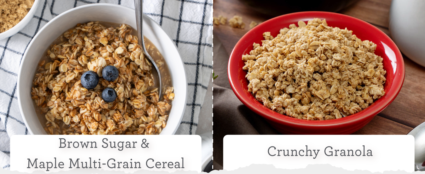 Brown Sugar &amp;amp; Maple Multi-grain Cereal &amp;amp; Crunchy Granola