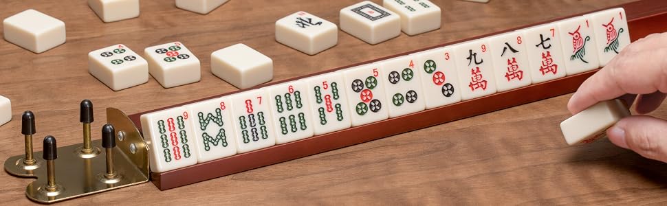 Classic Wooden Mahjong Racks