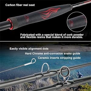 guides and reel seat