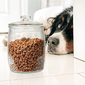Dog treats jar