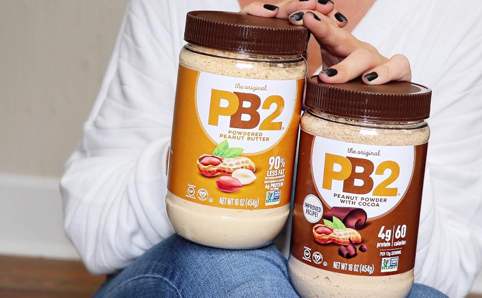 PB2 Powdered Peanut Butter Plant Based Vegan Protein Powder